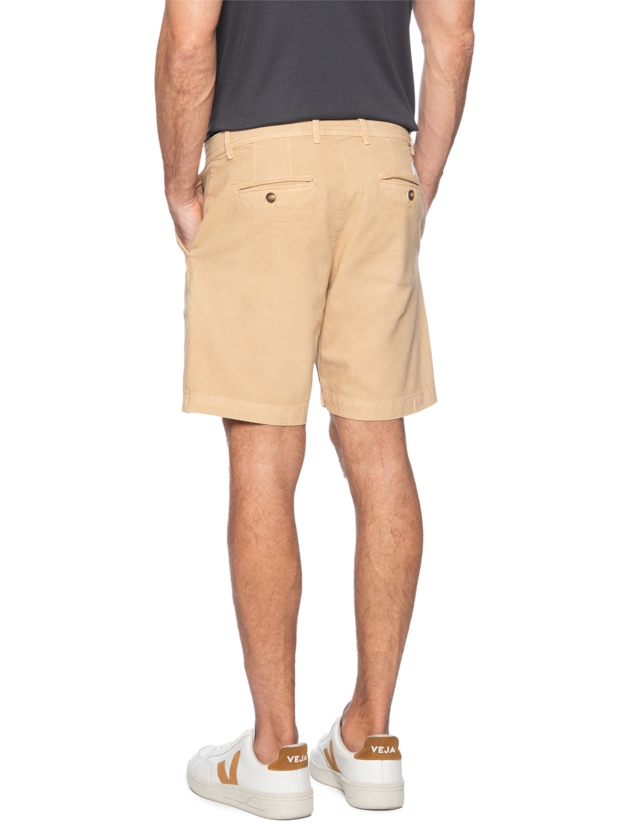 Bermuda Masculina Lyon Bege Pineapple