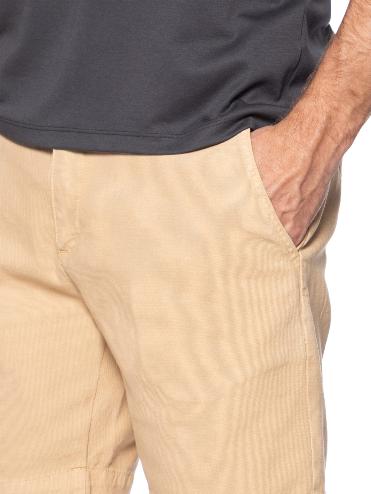 Bermuda Masculina Lyon Bege Pineapple