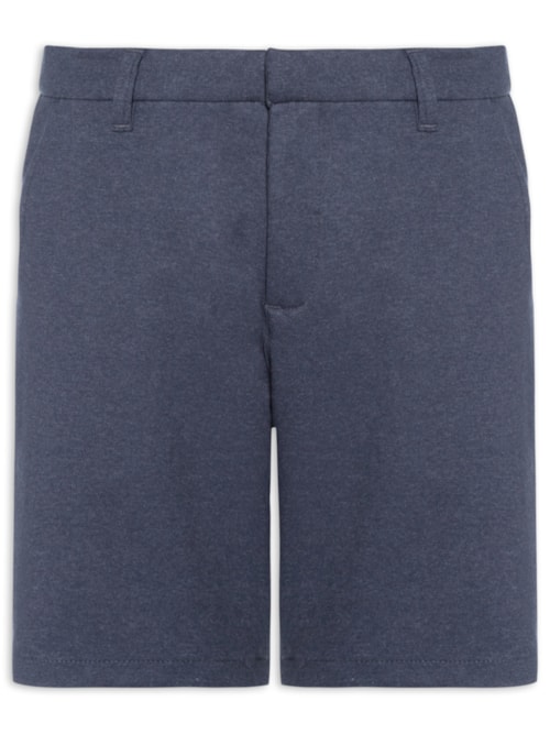 Bermuda Masculina Malha Design – Azul