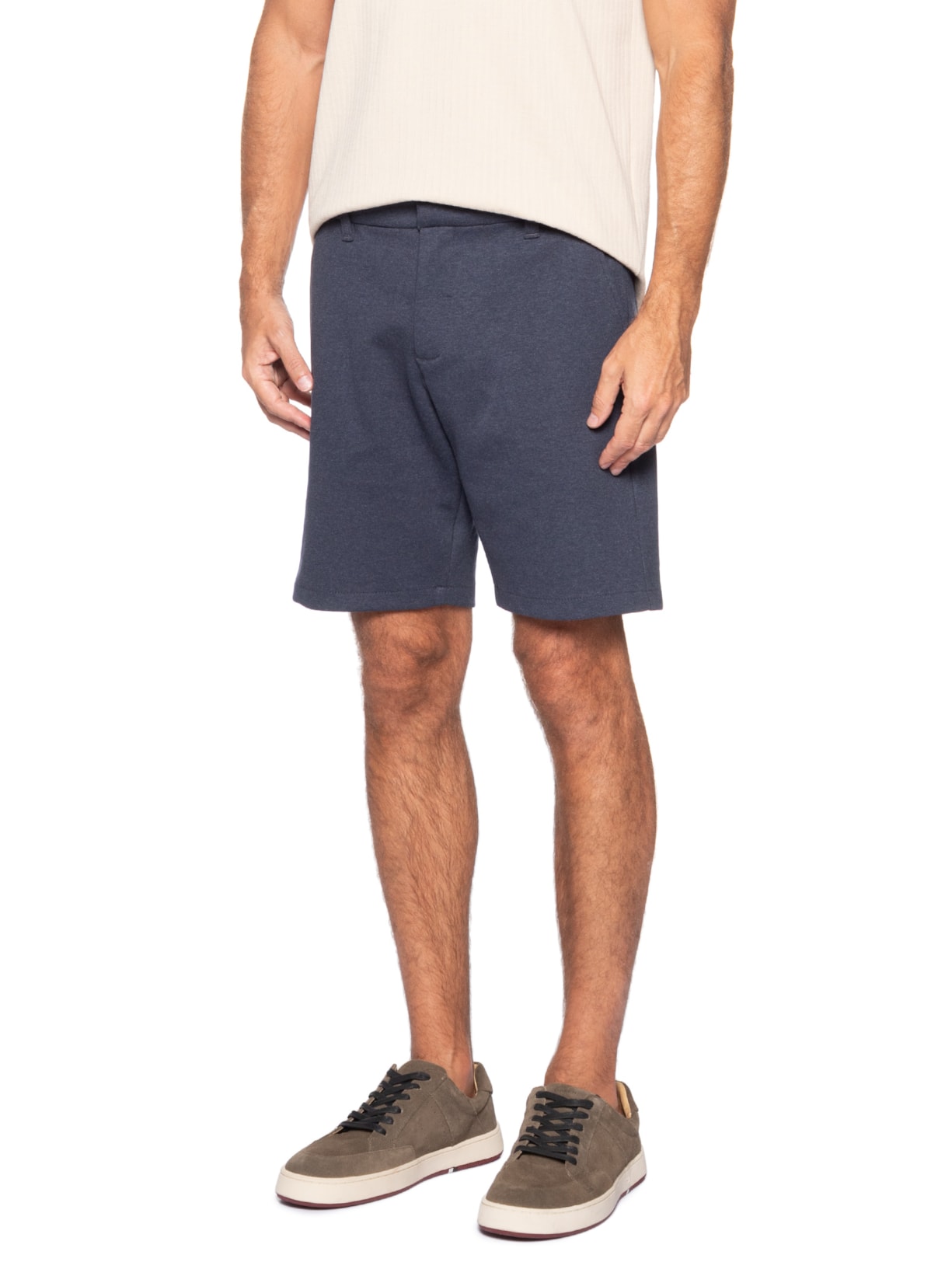 Bermuda Masculina Malha Design Azul Pineapple