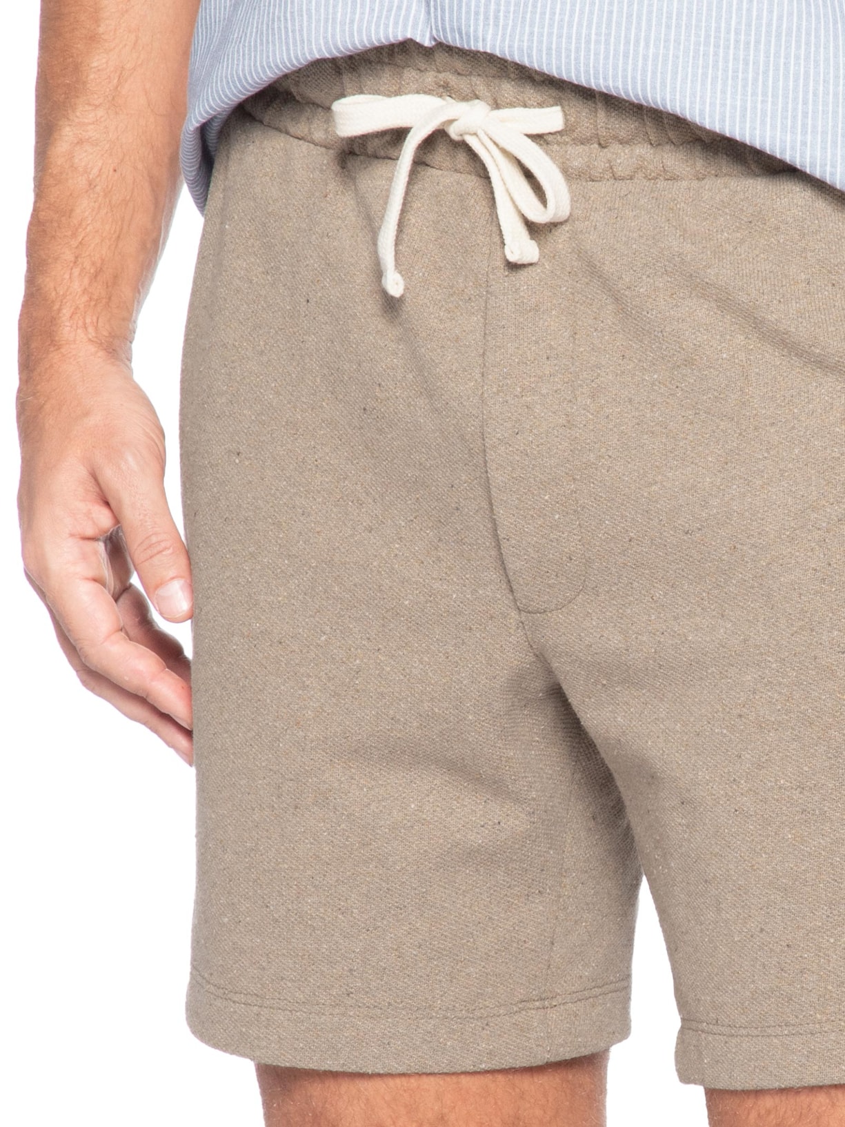 Bermuda Masculina Malha Eco Marrom Foxton