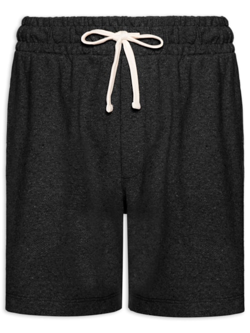 Bermuda Masculina Malha Eco - Preto
