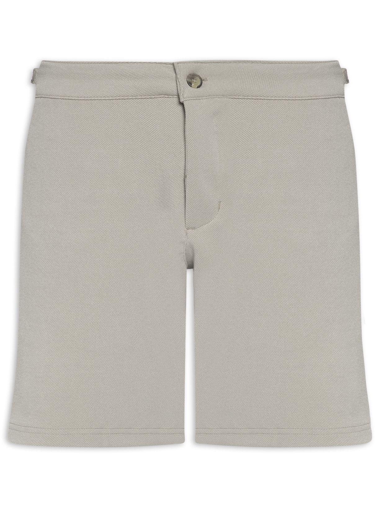 Bermuda Masculina Malha Fivela Lateral Bege Sergio K