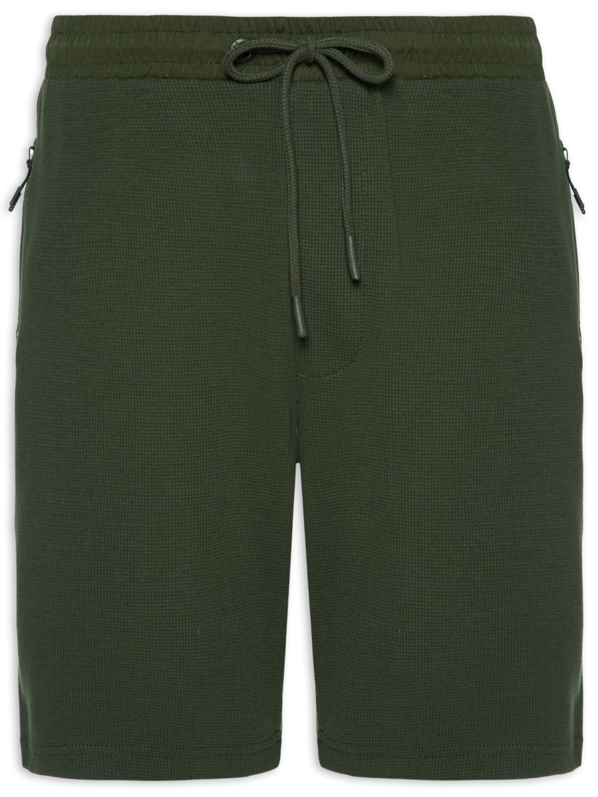 Bermuda Masculina Malha Quadrille - Verde