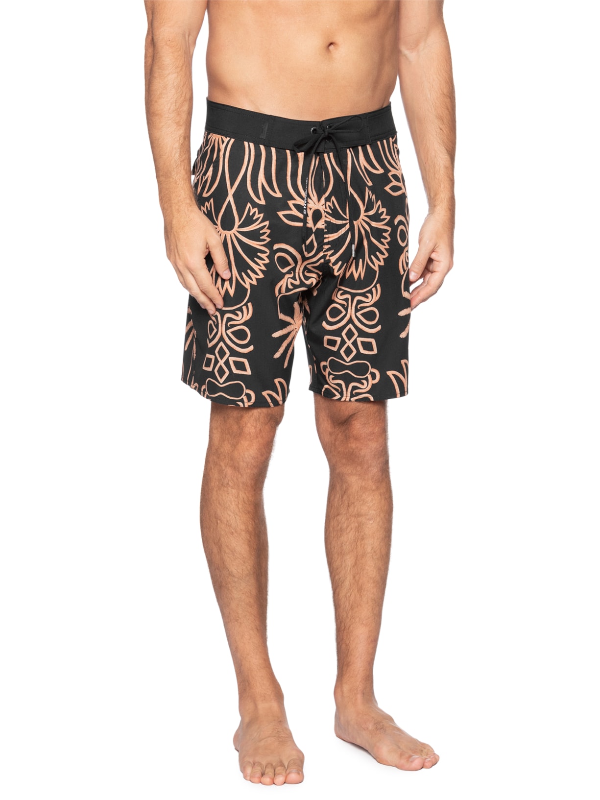 Bermuda Masculina Máxi Aina Preto Blueman