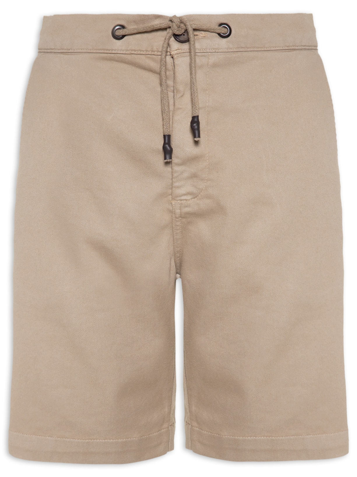 Bermuda Masculina Meio Elástico - Bege