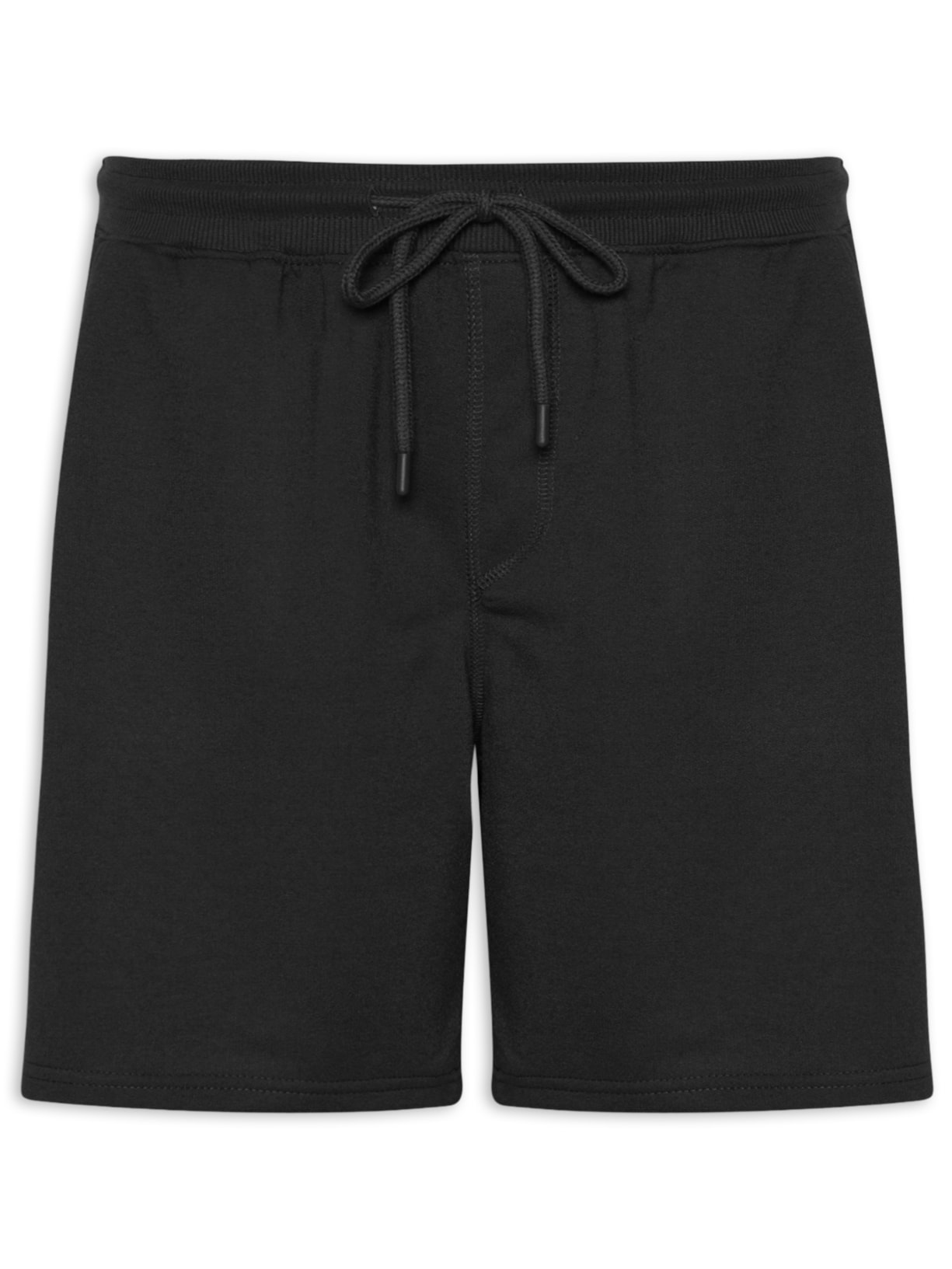 Bermuda Masculina Moletinho com Elástico – Preto