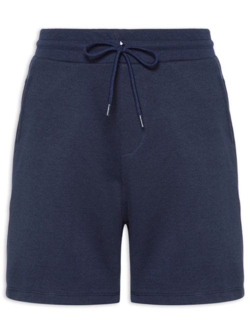 Bermuda Masculina Moletom - Azul