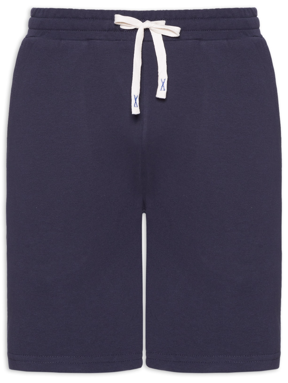 Bermuda Masculina Moletom Azul Basiq Men