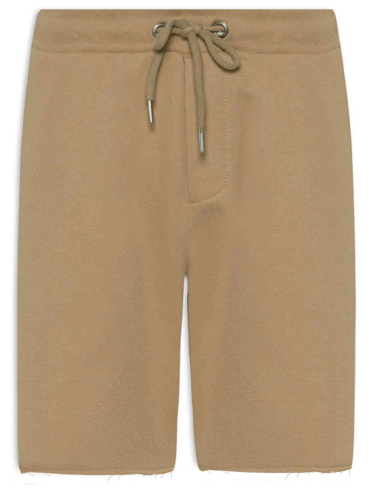 Bermuda Masculina Moletom Básico New - Marrom