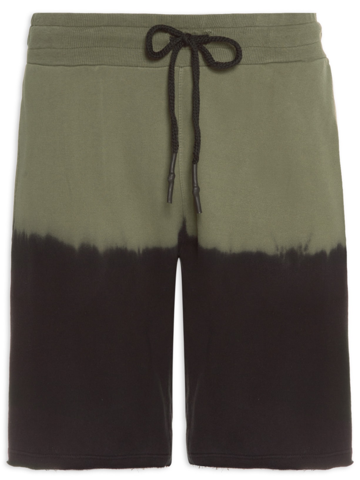 Bermuda Masculina Moletom Bicolor Town- Verde