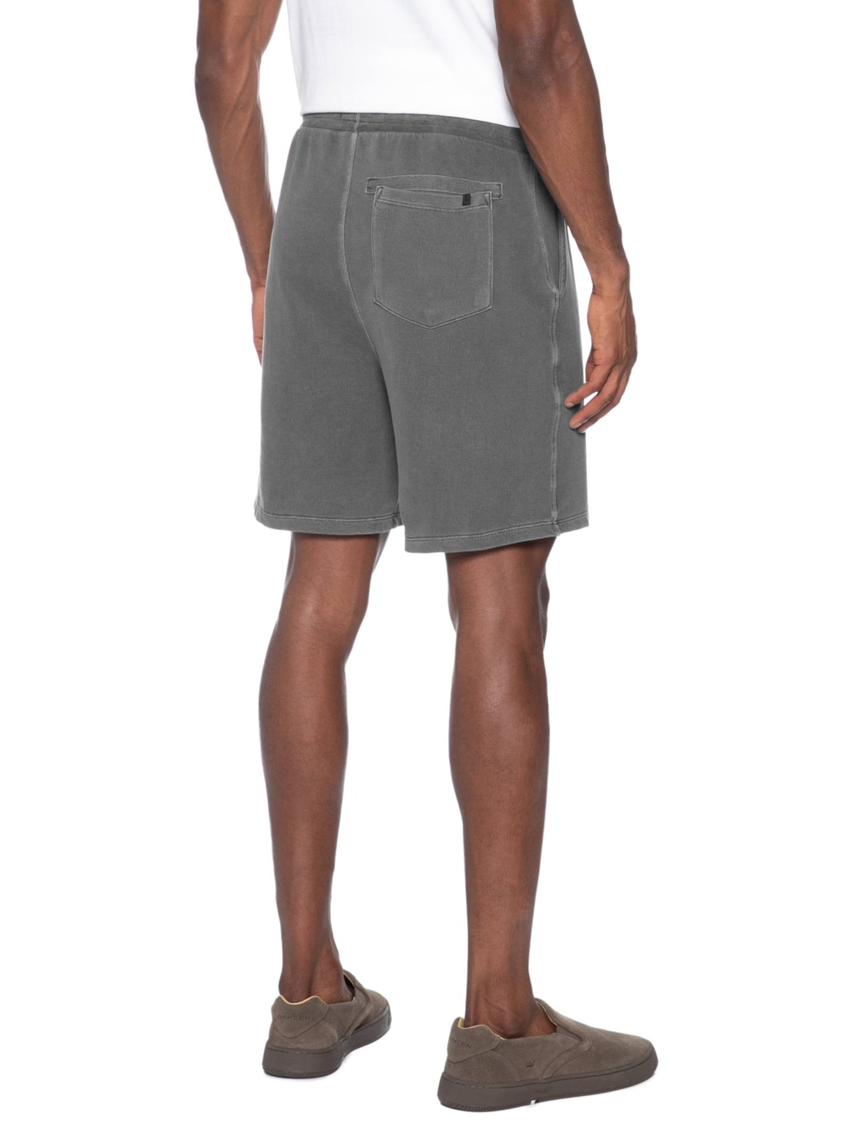 Bermuda Masculina Moletom Bruma Preto Austral
