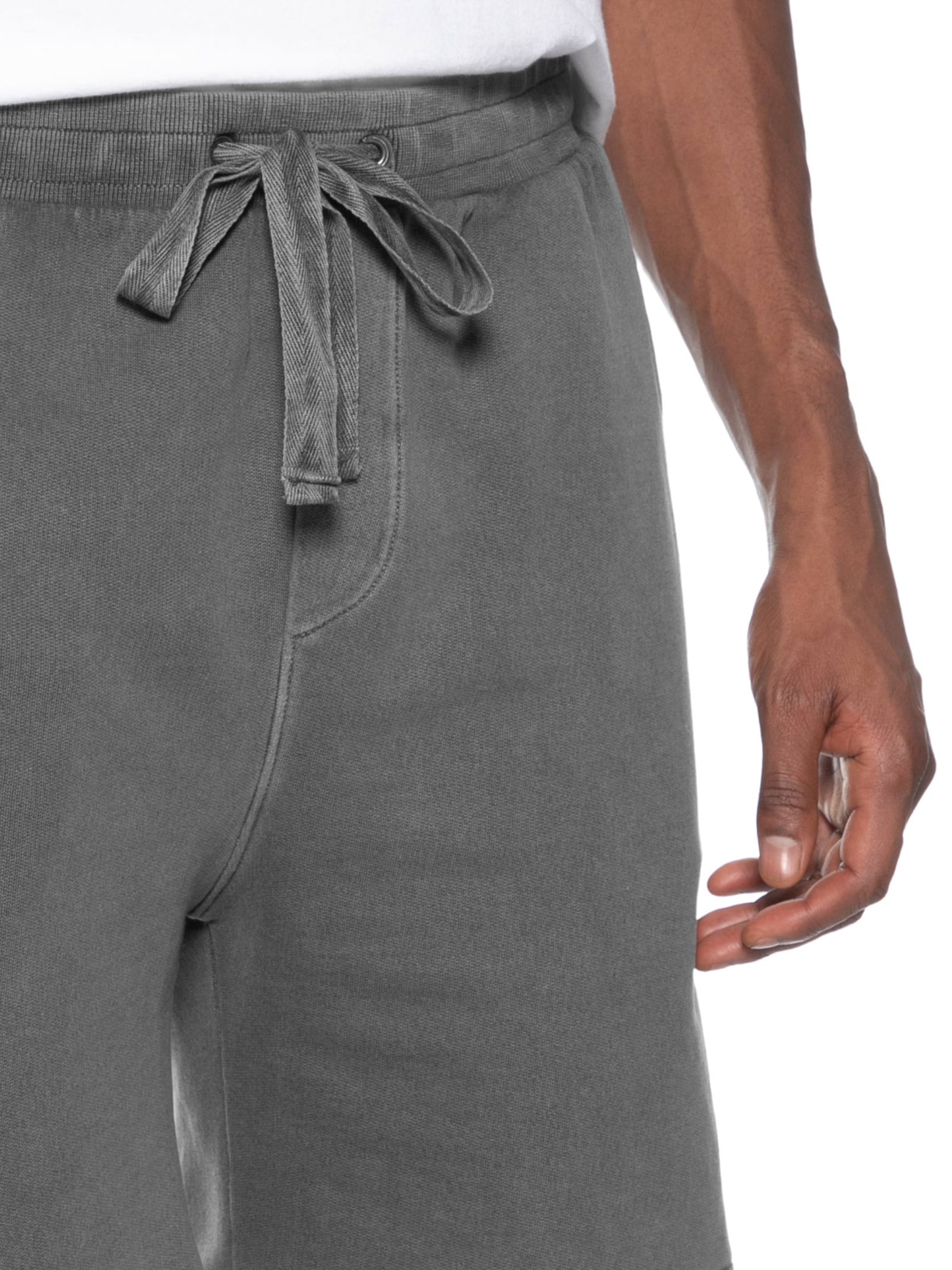 Bermuda Masculina Moletom Bruma Preto Austral