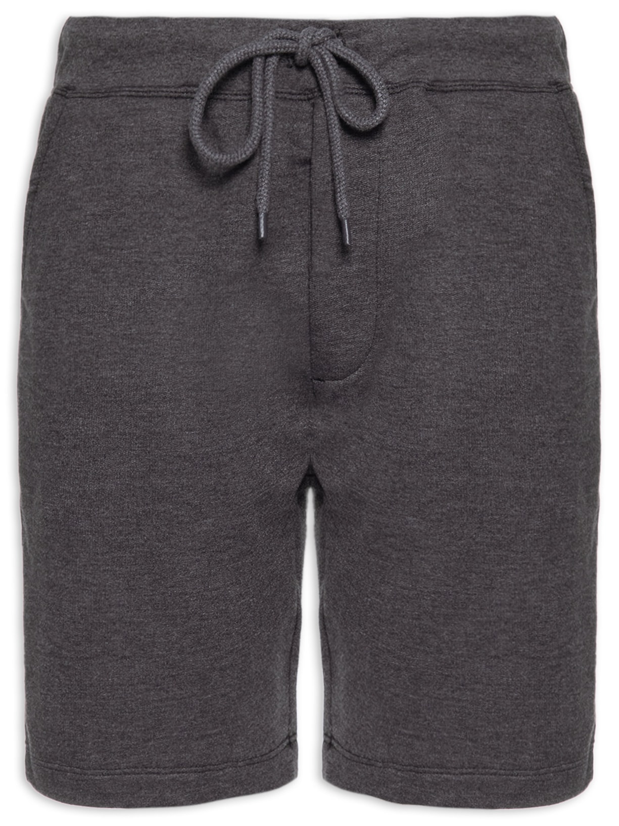 Bermuda Masculina Moletom - Cinza