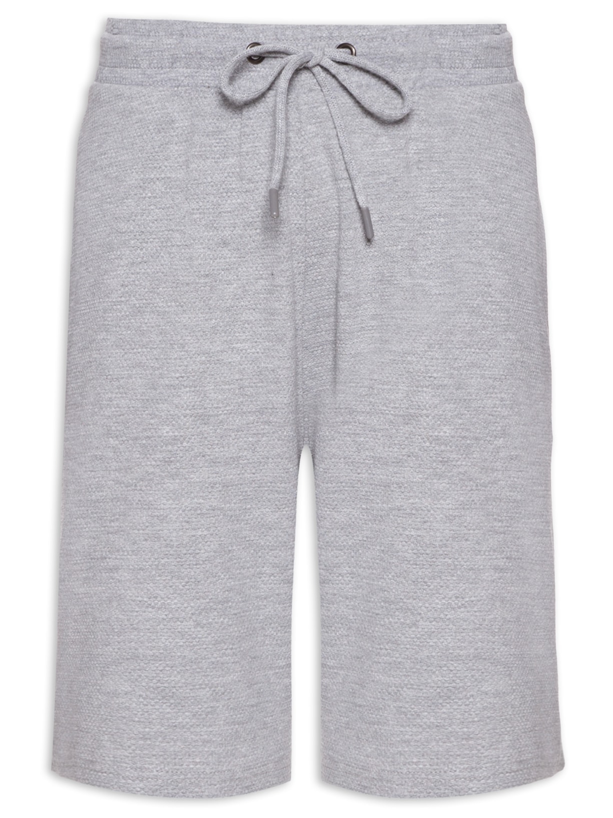 Bermuda Masculina Moletom - Cinza