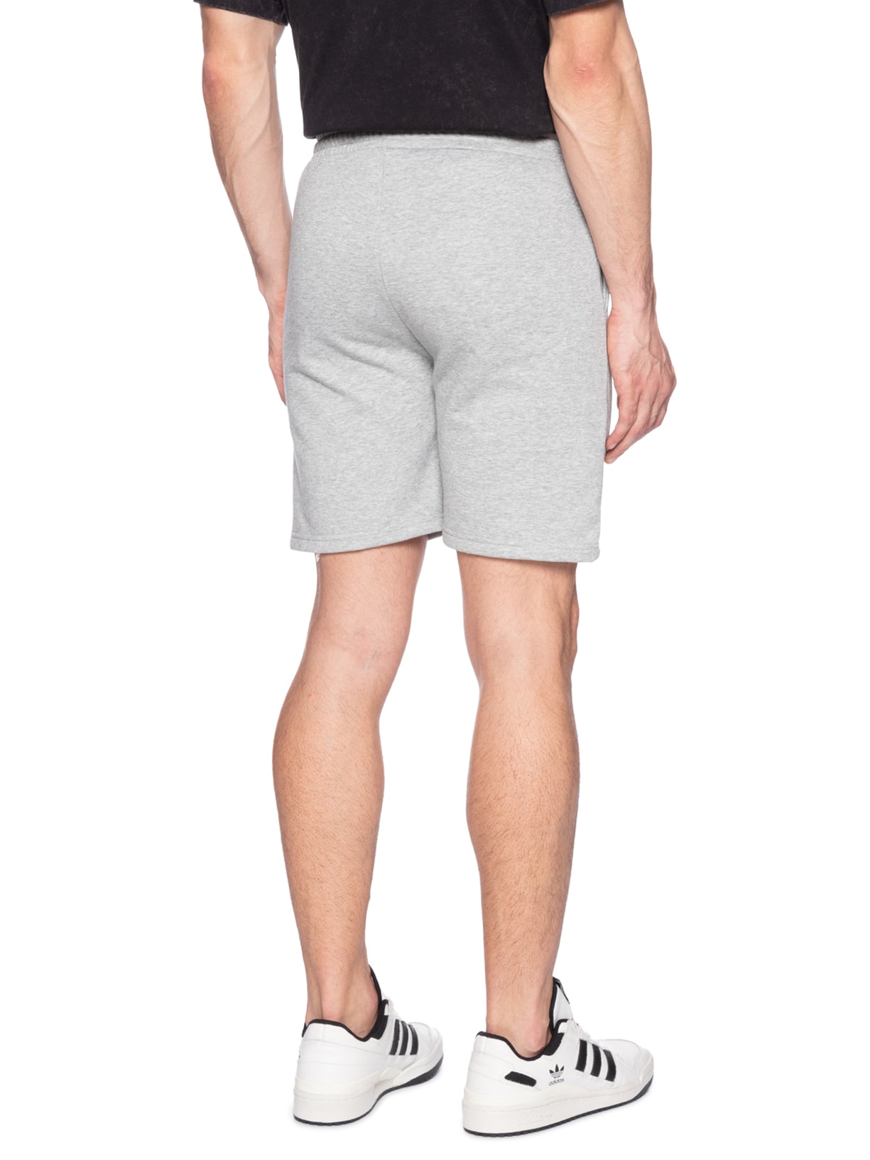 Bermuda Masculina Moletom Cinza Basiq Men