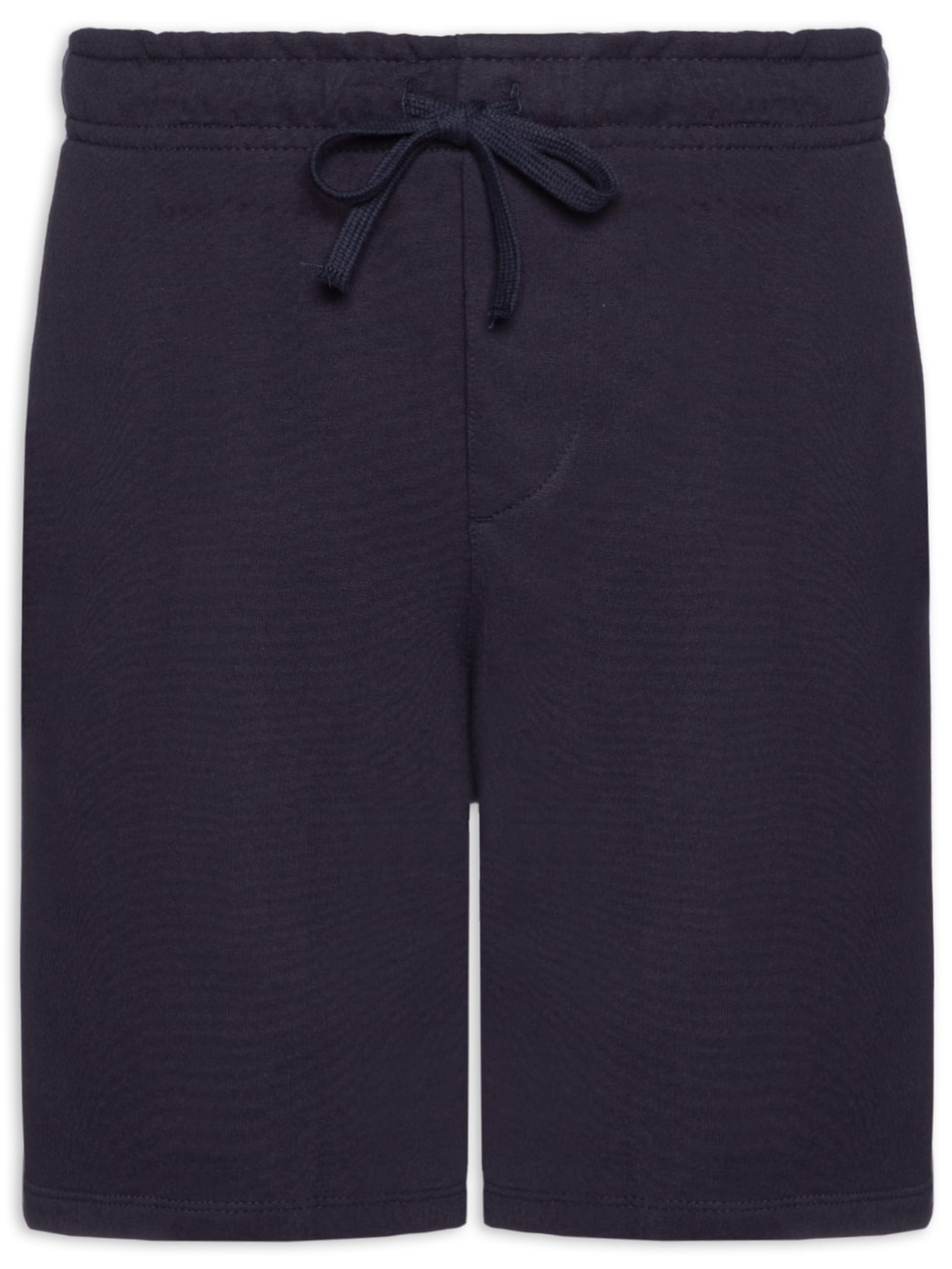 Bermuda Masculina Moletom Com Bolso Azul Hering