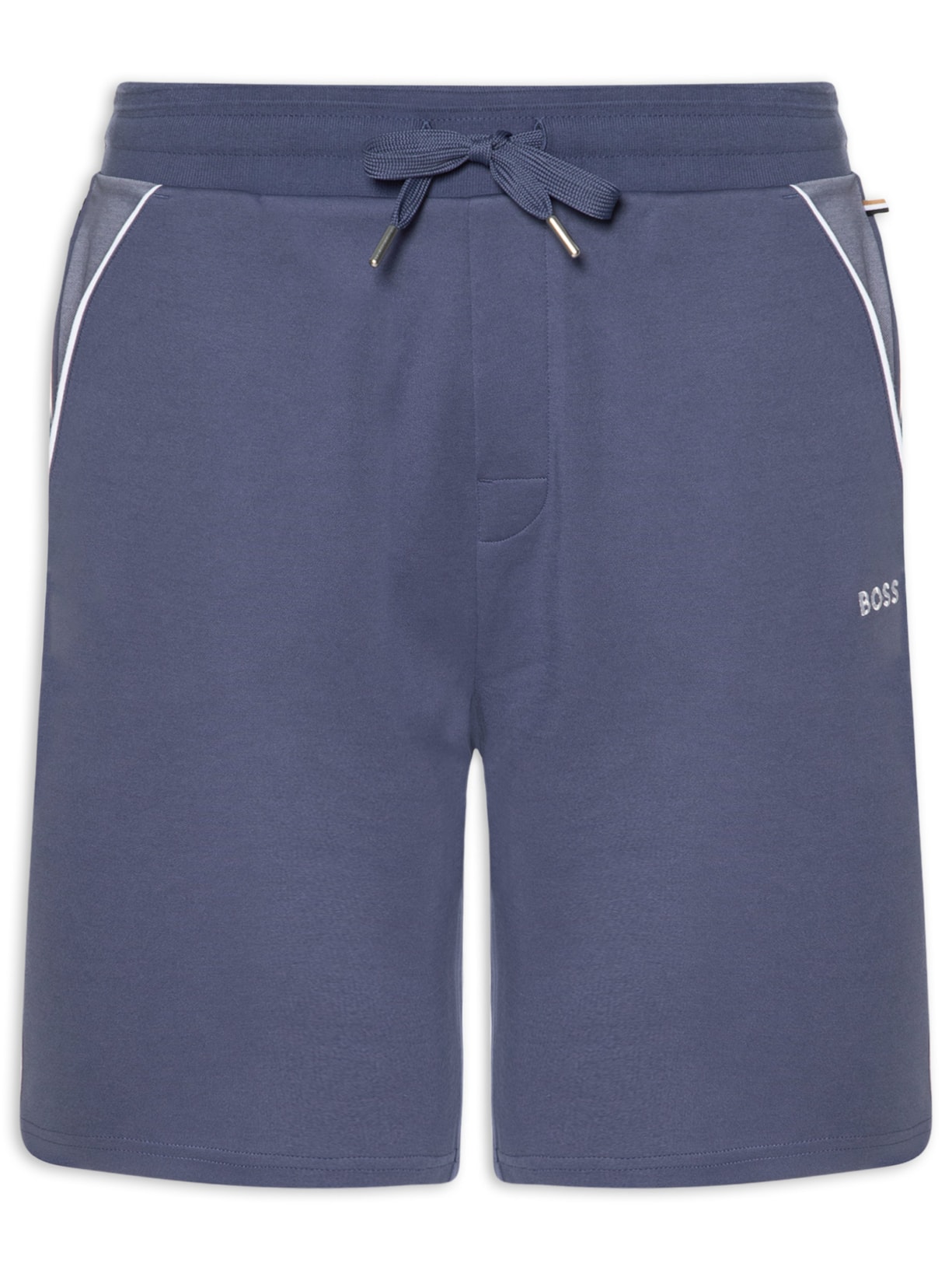 Bermuda Masculina Moletom com Bolsos Tracksuit Azul Boss