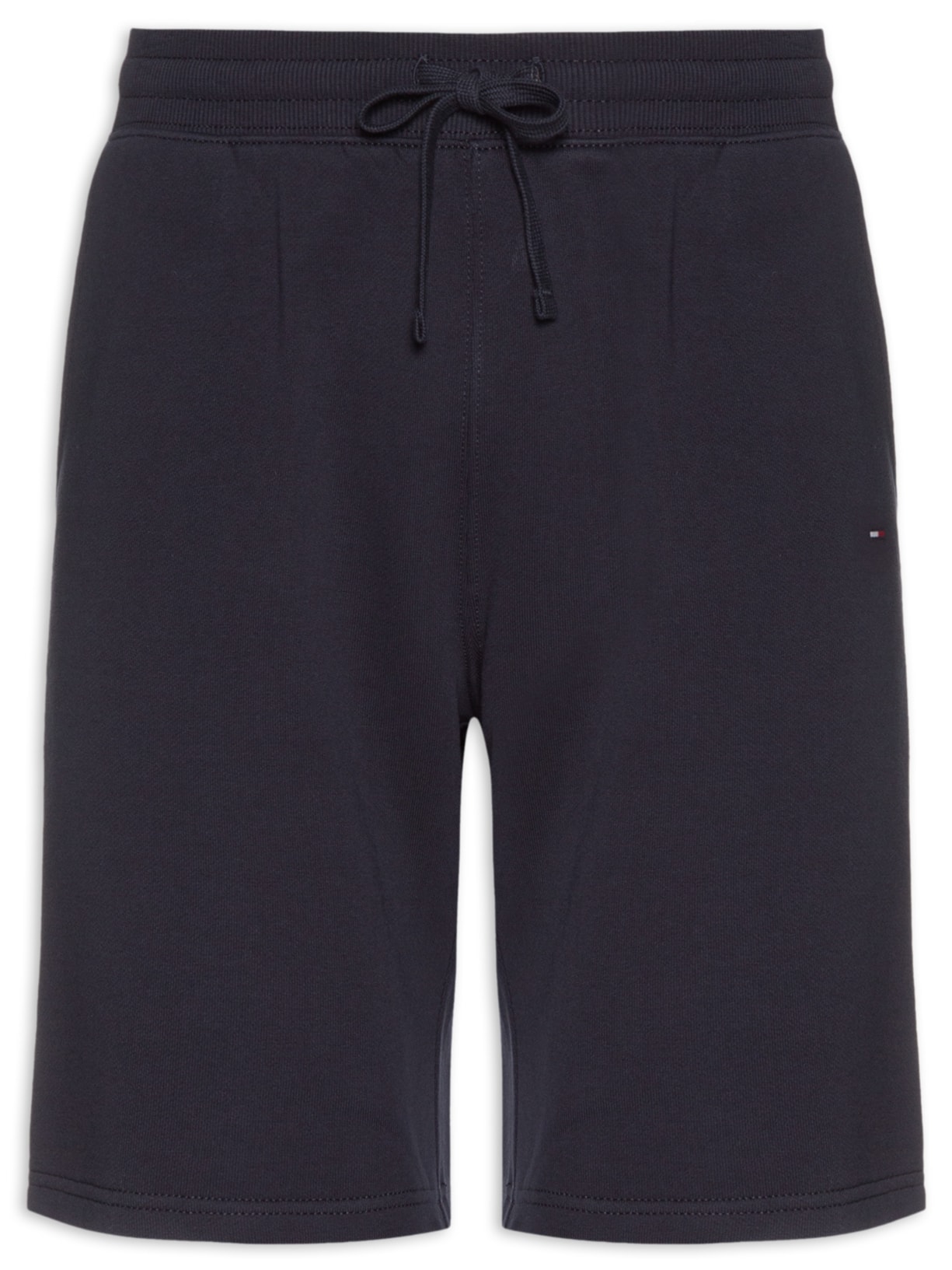 Bermuda Masculina Moletom Essential Terry Flag Logo - Azul