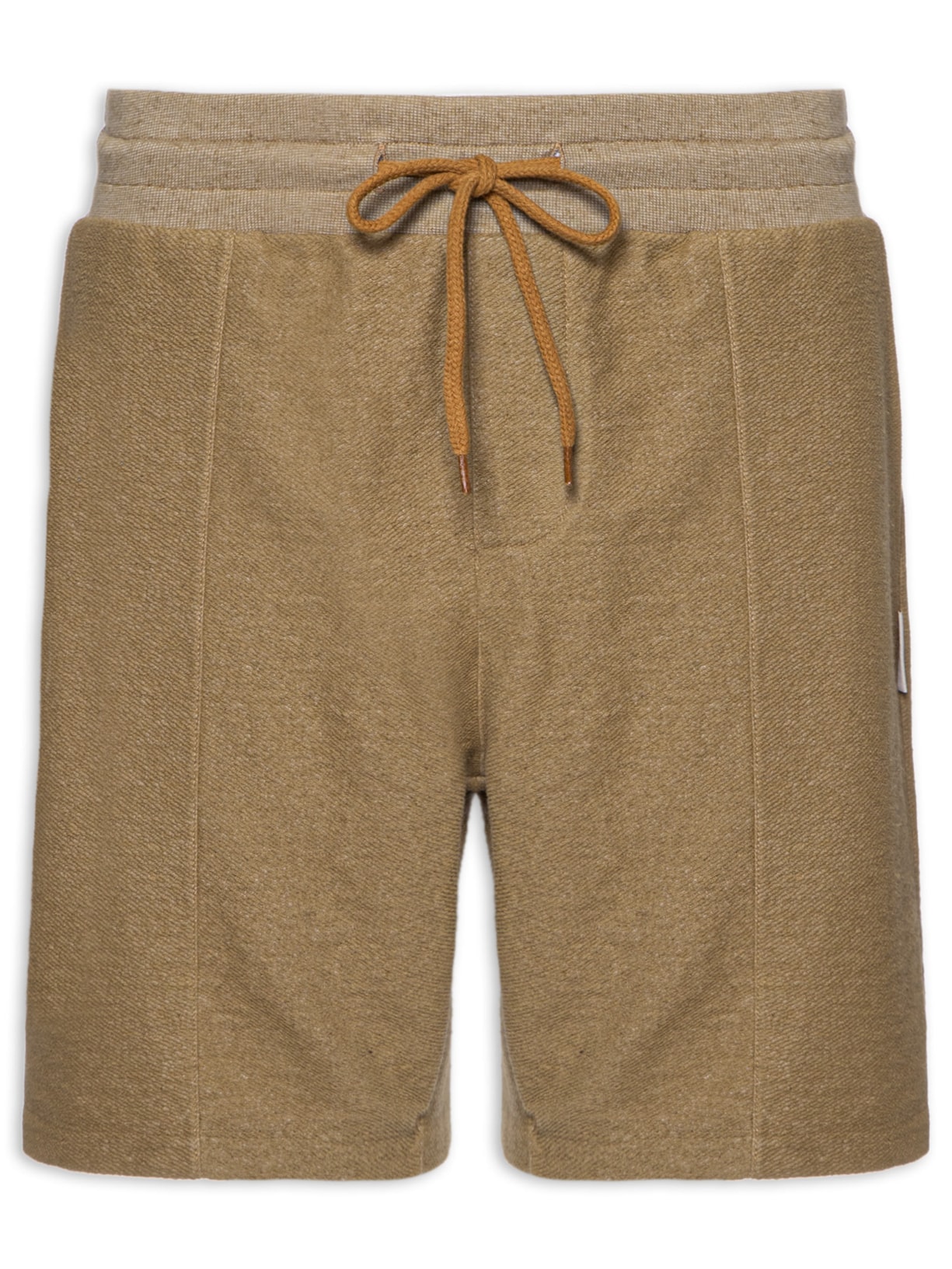 Bermuda Masculina Moletom Linho - Marrom