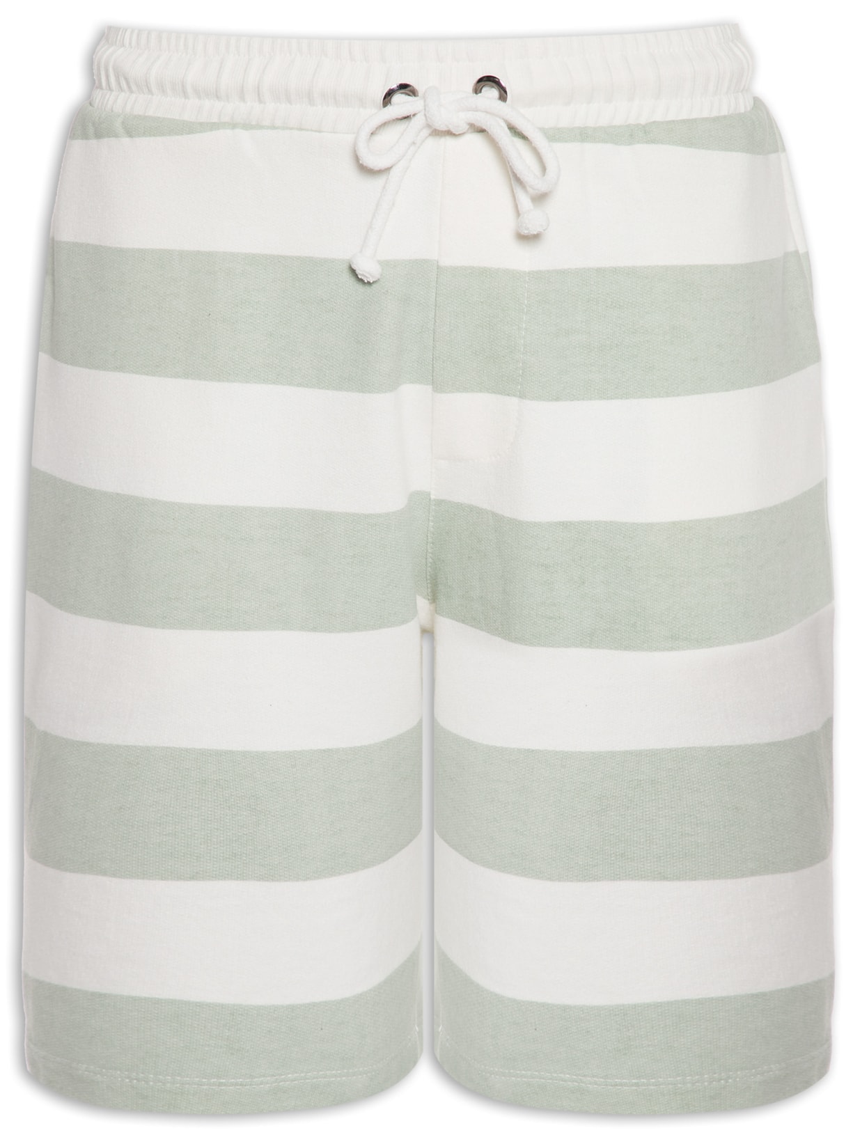 Bermuda Masculina Moletom Listra - Off White