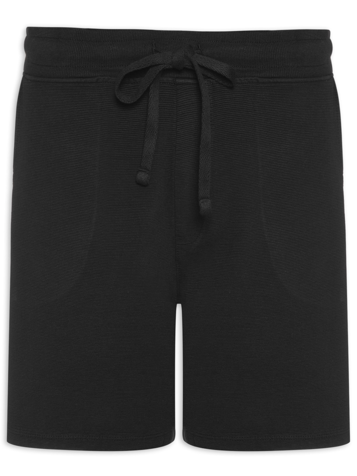 Bermuda Masculina Moletom Neblina - Preto