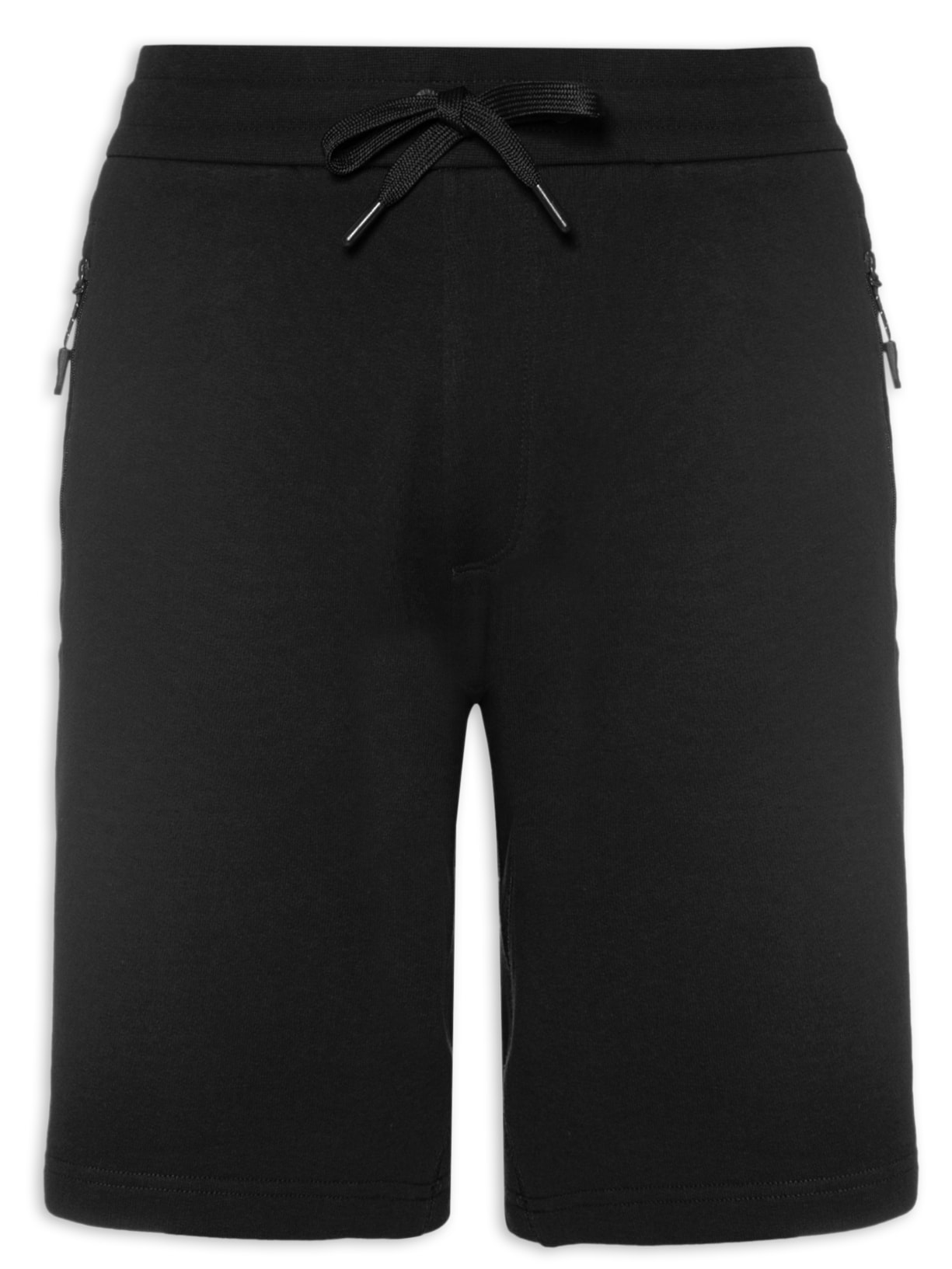 Bermuda Masculina Moletom - Preto