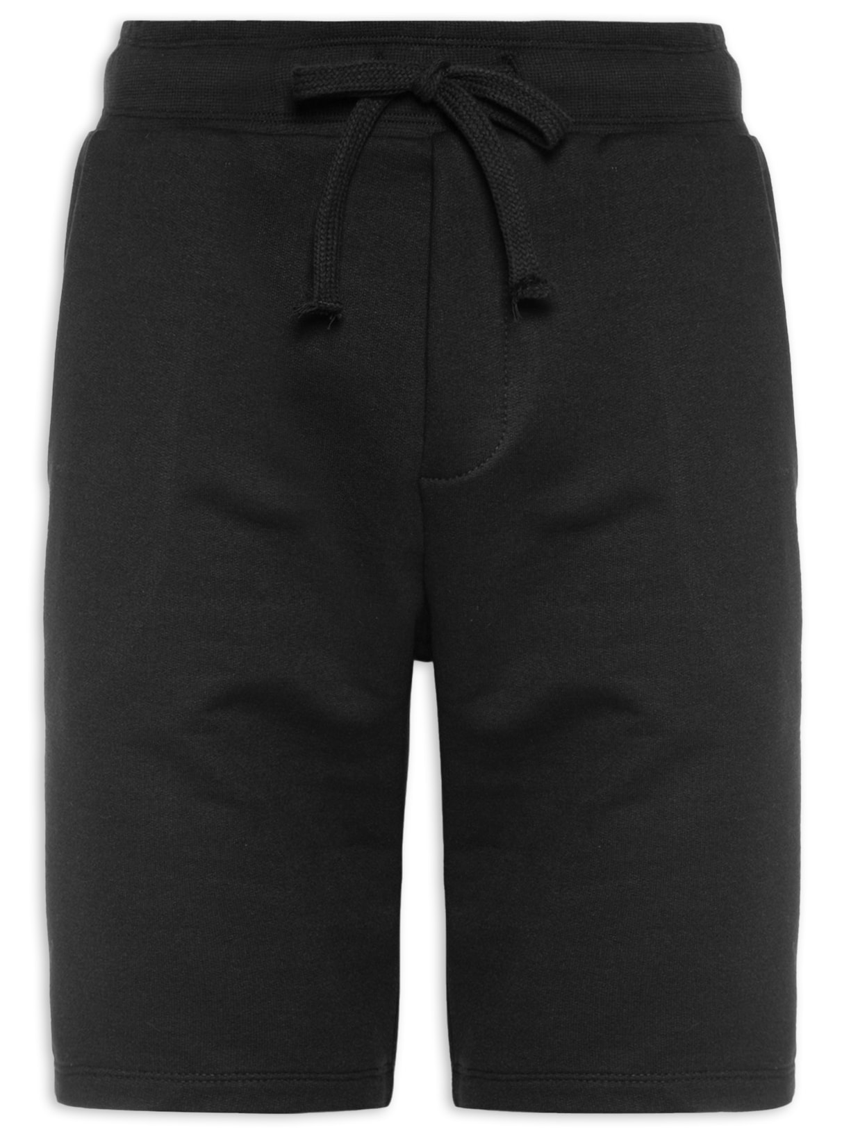 Bermuda Masculina Moletom - Preto