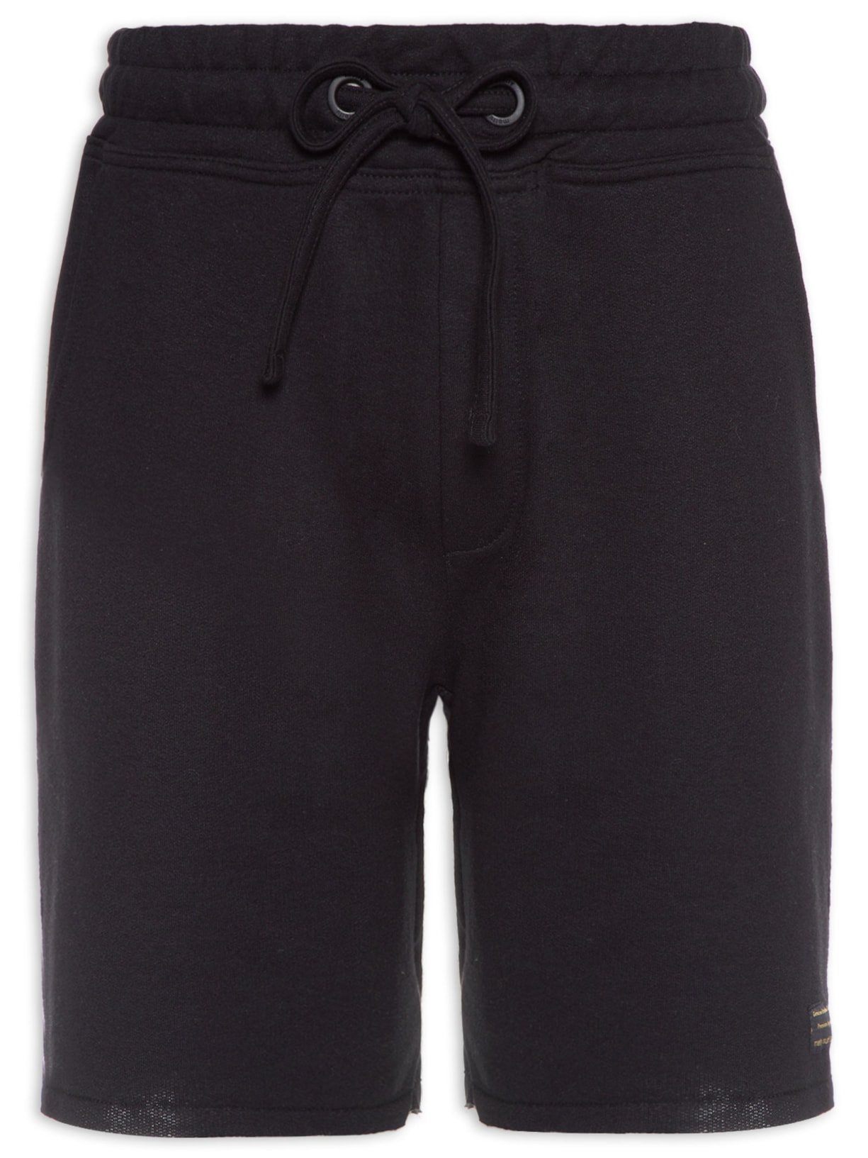 Bermuda Masculina Moletom - Preto