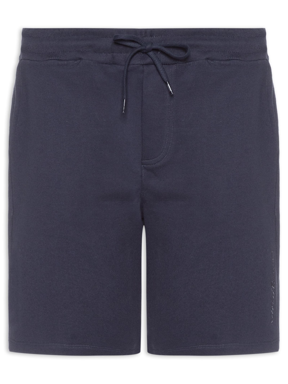 Bermuda Masculina Moletom Relaxed Fit Com Bolso Lateral Azul Tommy Jeans