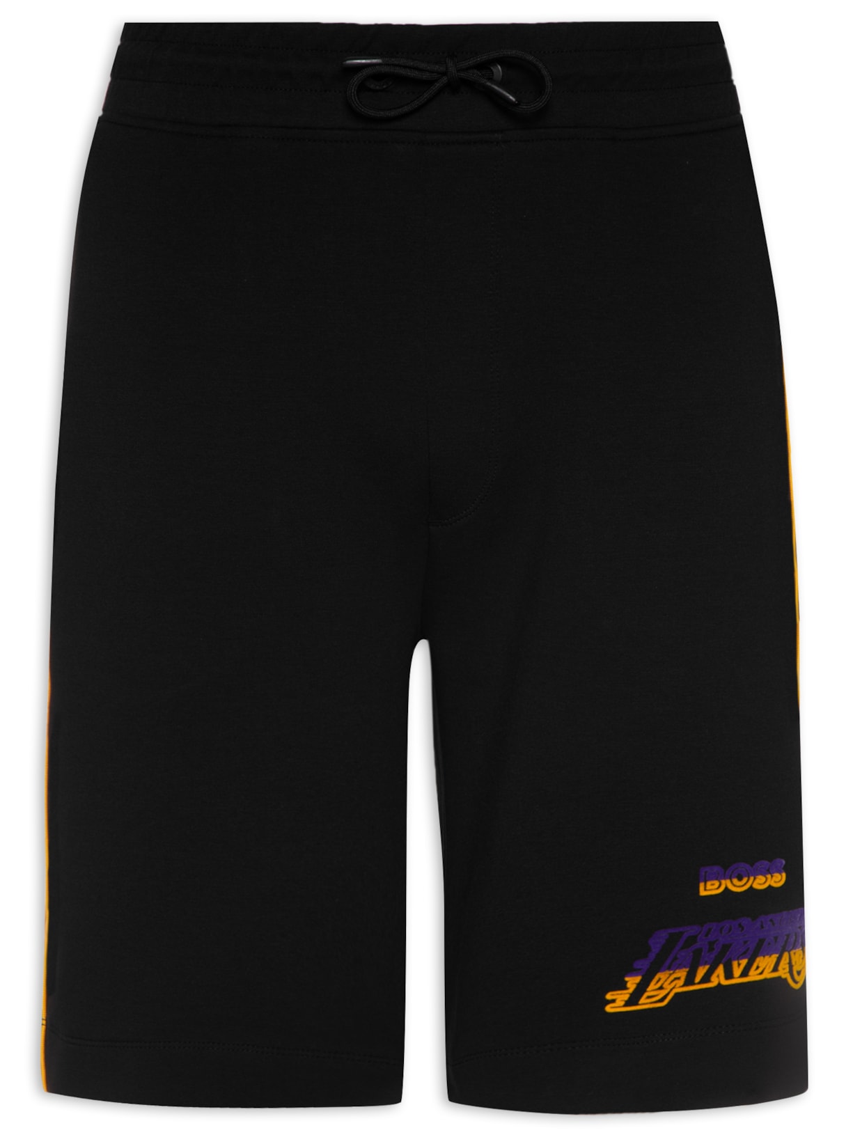 Bermuda Masculina Moletom Slam Nba - Preto