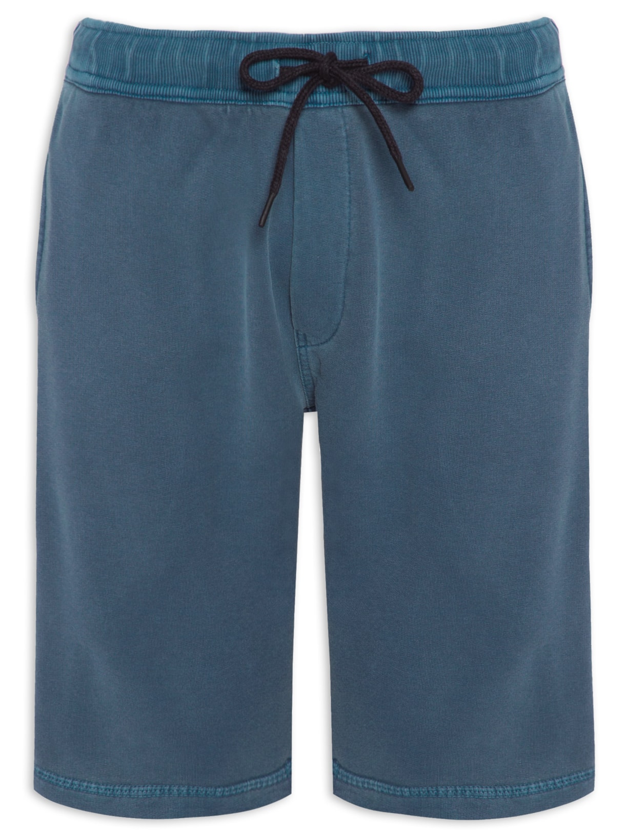 Bermuda Masculina Moletom Stoned - Azul