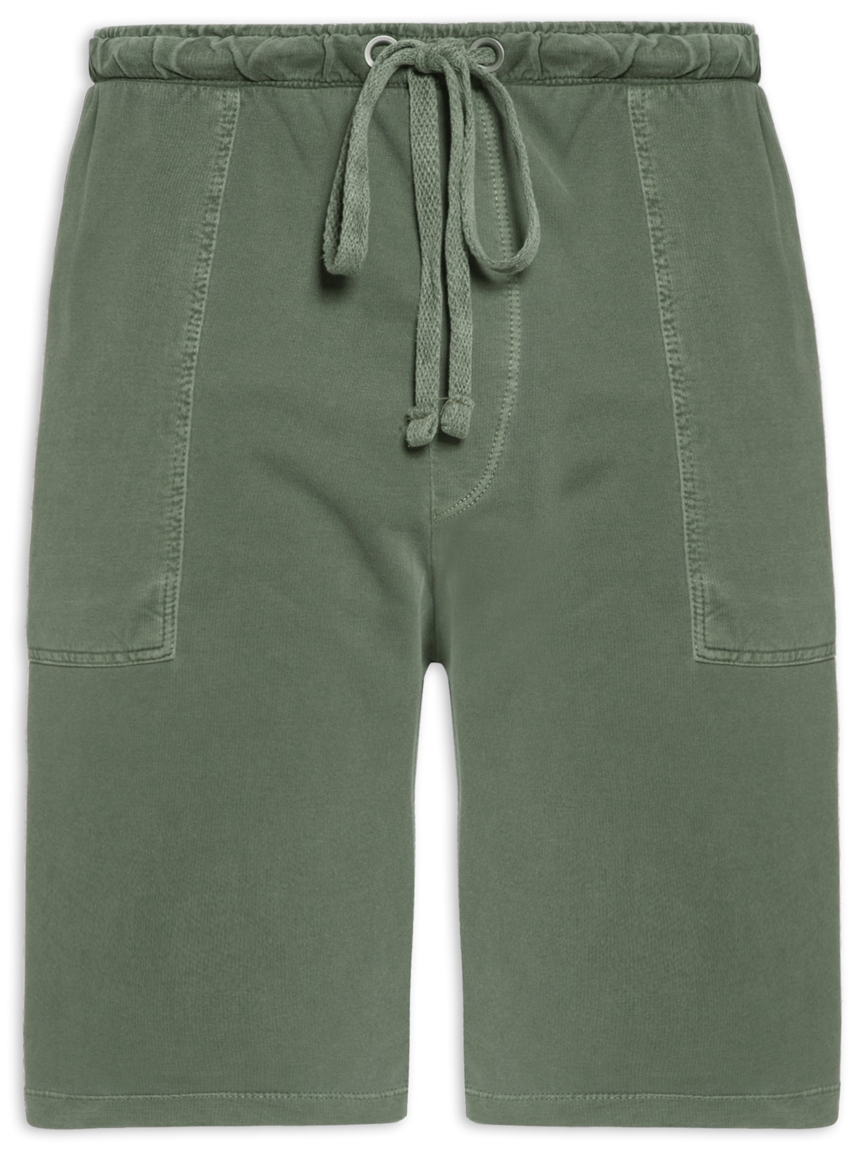 Bermuda Masculina Moletom Stoned - Verde