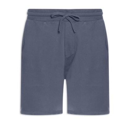 Bermuda Masculina Moletom Urbano New - Azul