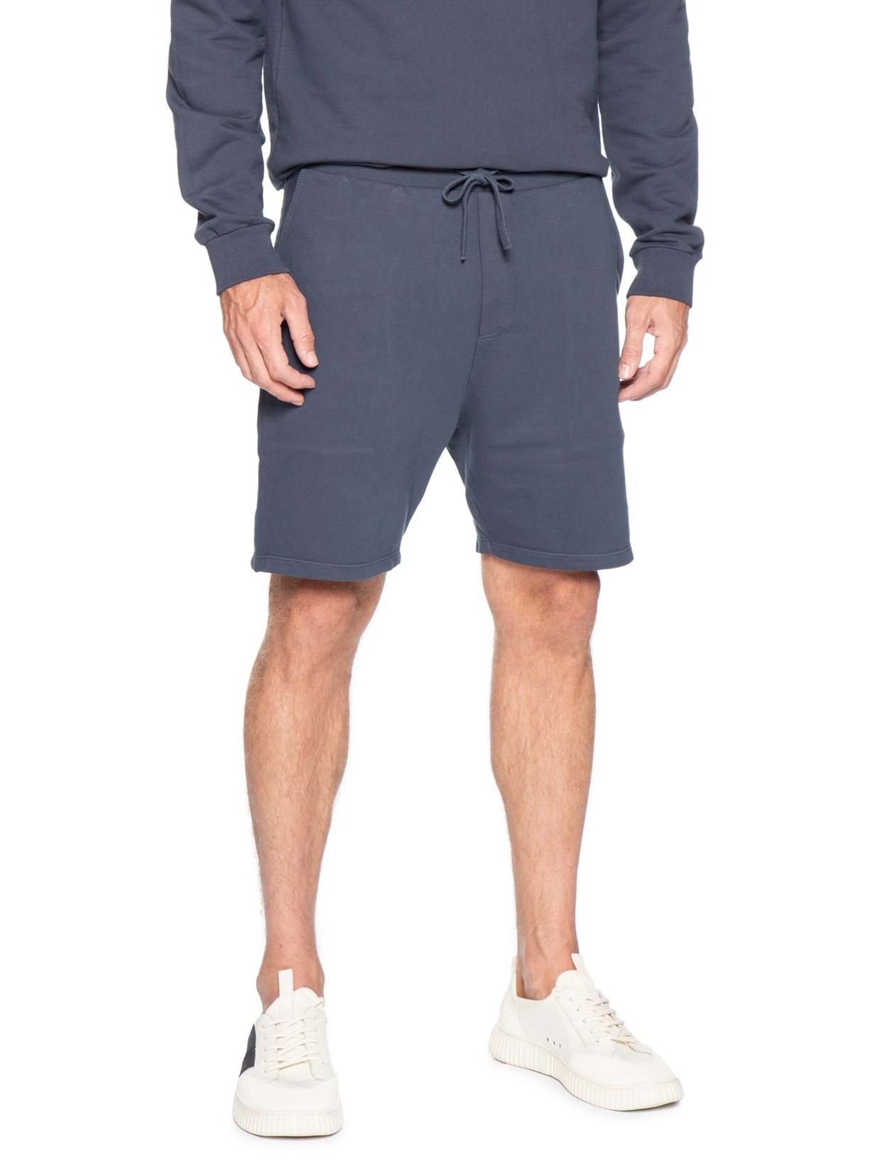 Bermuda Masculina Moletom Urbano New Azul Foxton