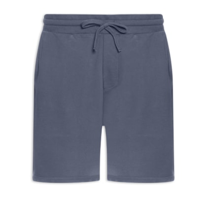 Bermuda Masculina Moletom Urbano New - Azul