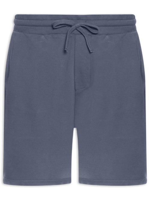 Bermuda Masculina Moletom Urbano New - Azul