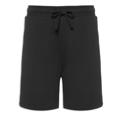 Bermuda Masculina Moletom Urbano New - Preto
