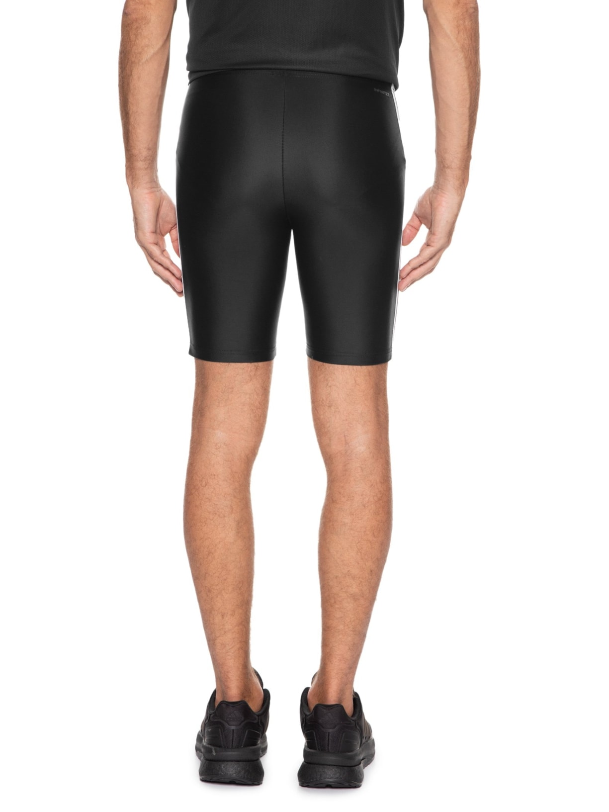 Bermuda Masculina Natação Jammer Fit 3 Listras Preto Adidas