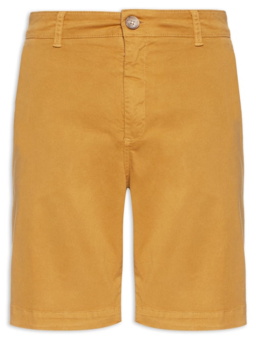 Bermuda Masculina New Chino - Amarelo