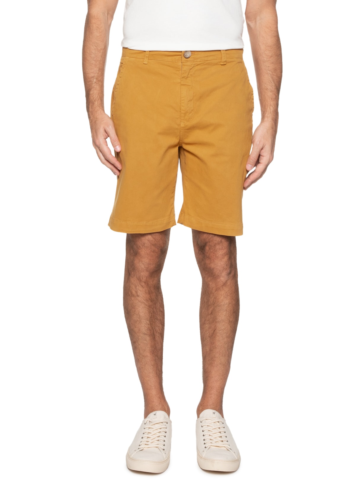 Bermuda Masculina New Chino Amarelo Zapalla