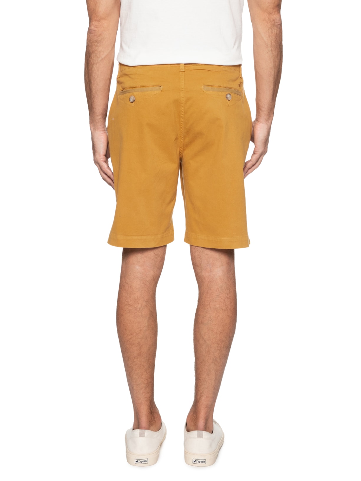 Bermuda Masculina New Chino Amarelo Zapalla