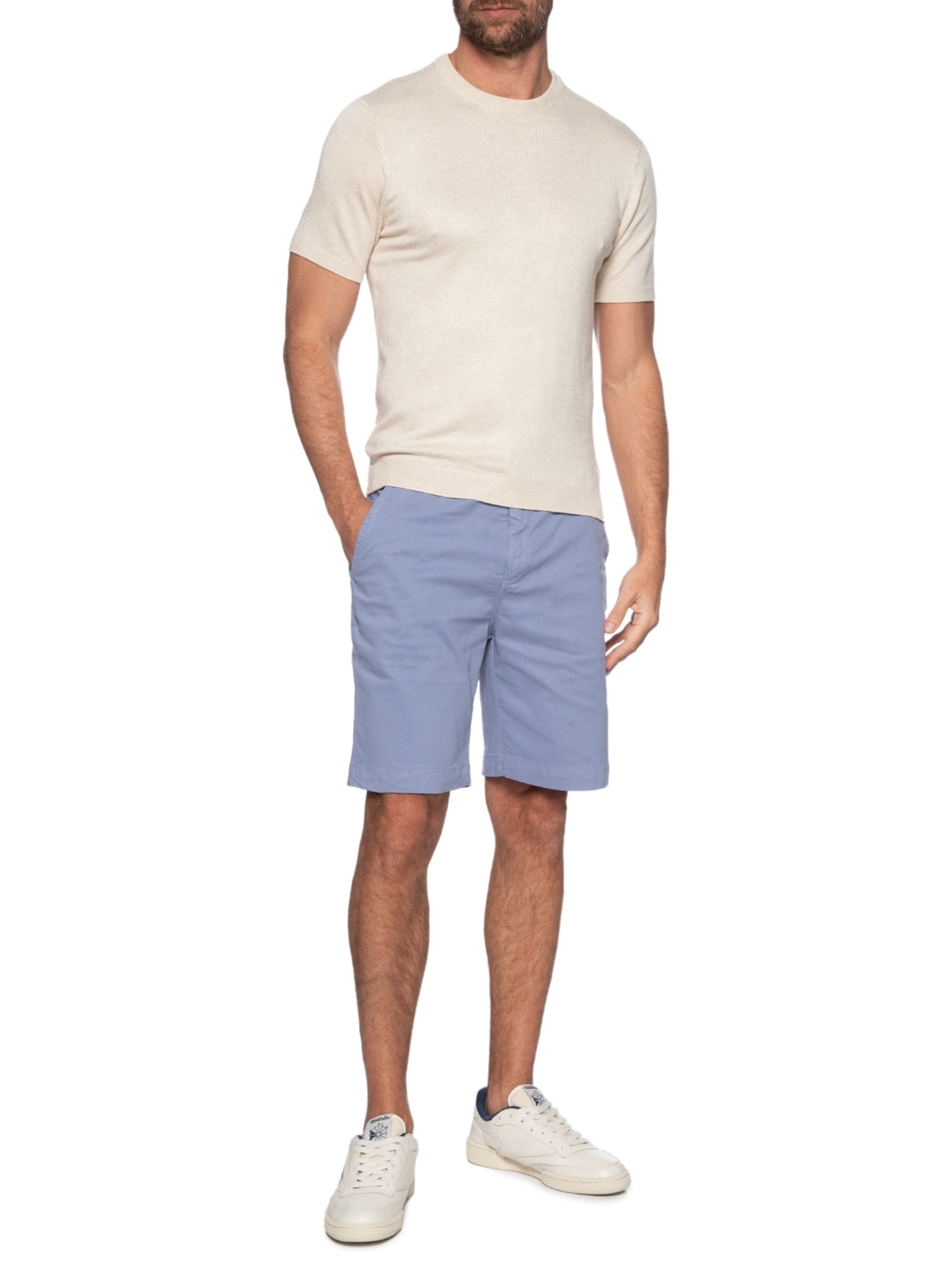Bermuda Masculina New Chino Azul Zapalla