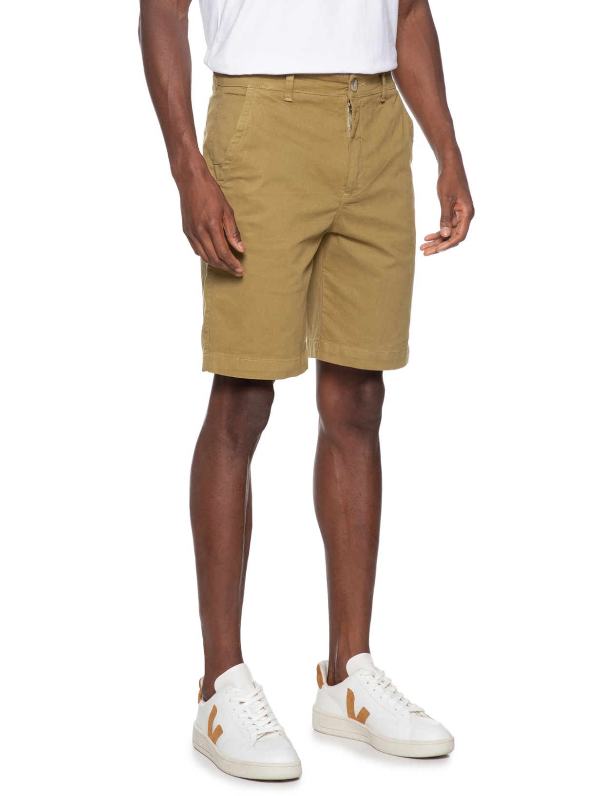 Bermuda Masculina New Chino Bege Zapalla