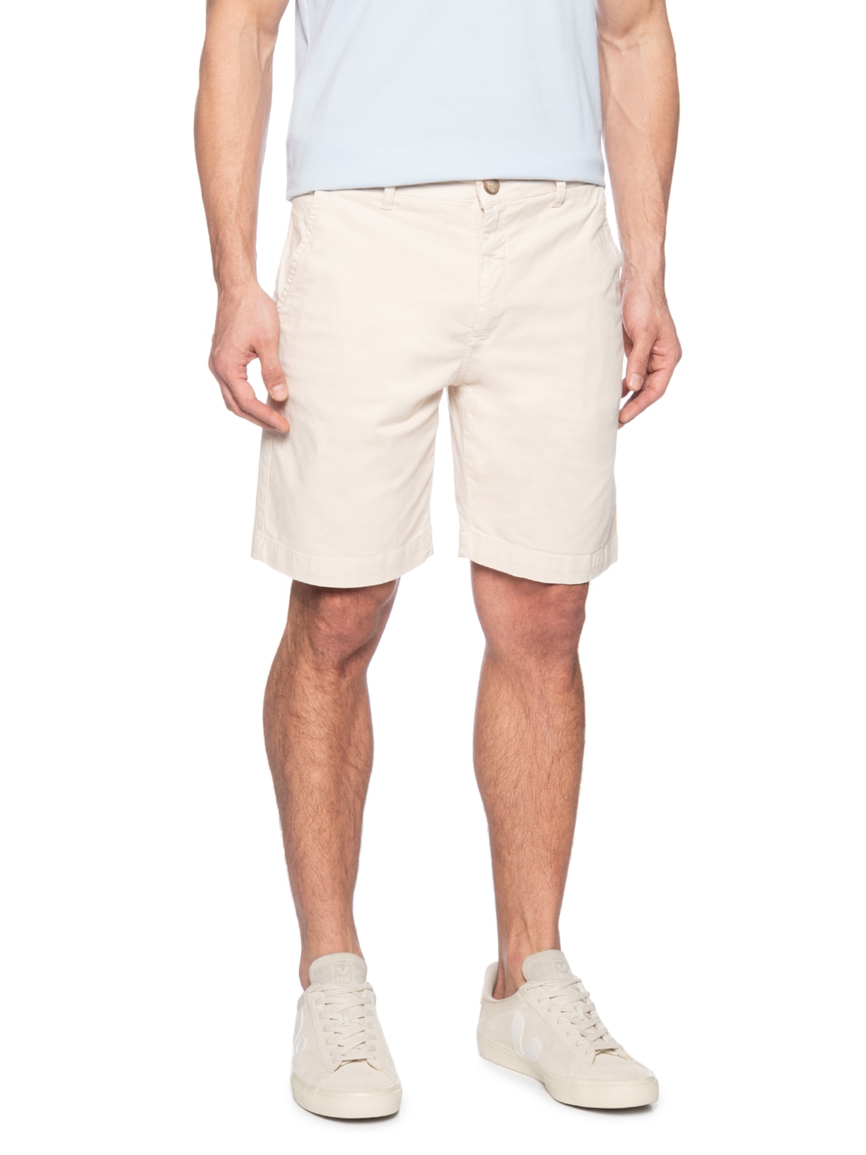 Bermuda Masculina New Chino Bege  Zapalla