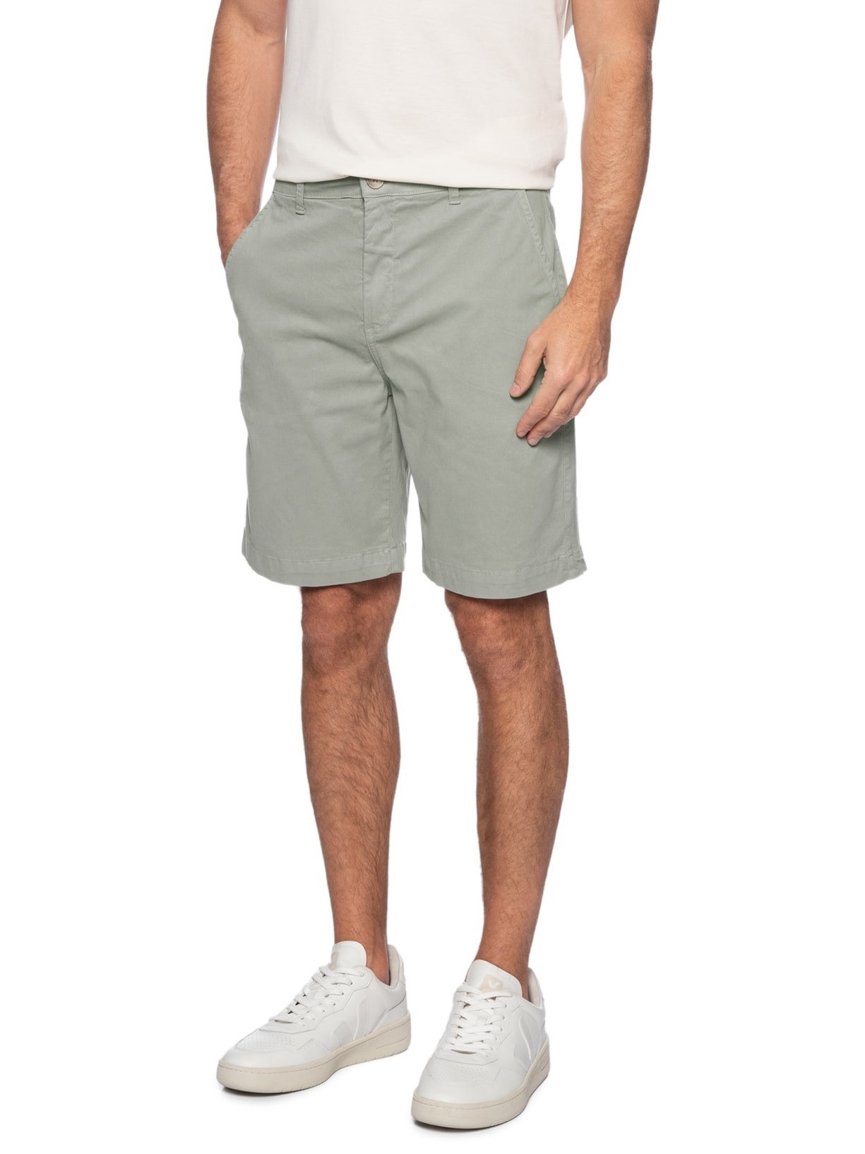 Bermuda Masculina New Chino Bege Zapalla