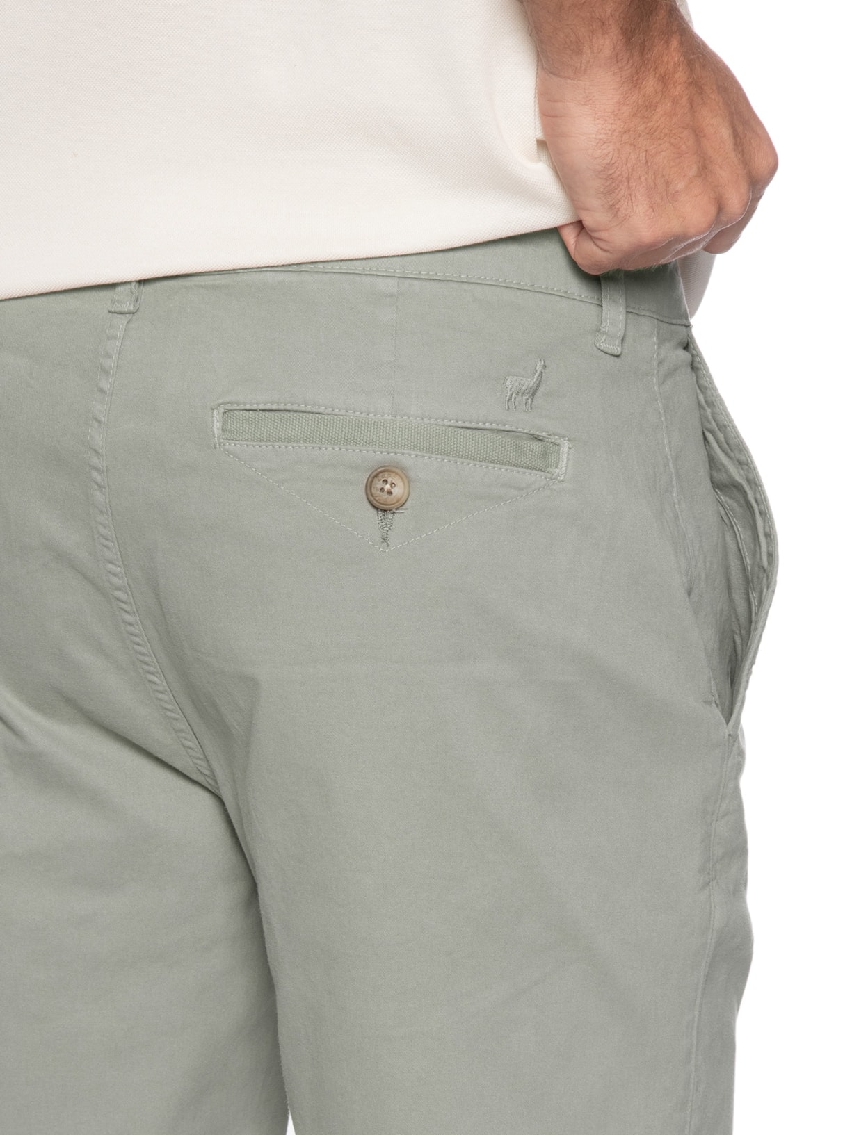 Bermuda Masculina New Chino Bege Zapalla