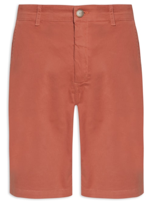 Bermuda Masculina New Chino - Laranja
