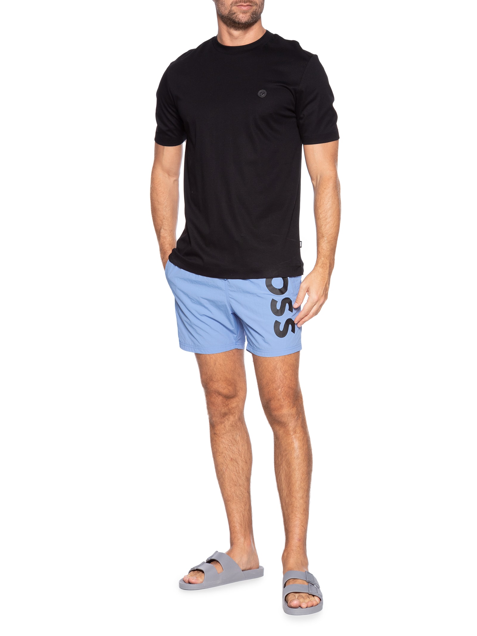 Boss - Bermuda Masculina Octopus - Azul