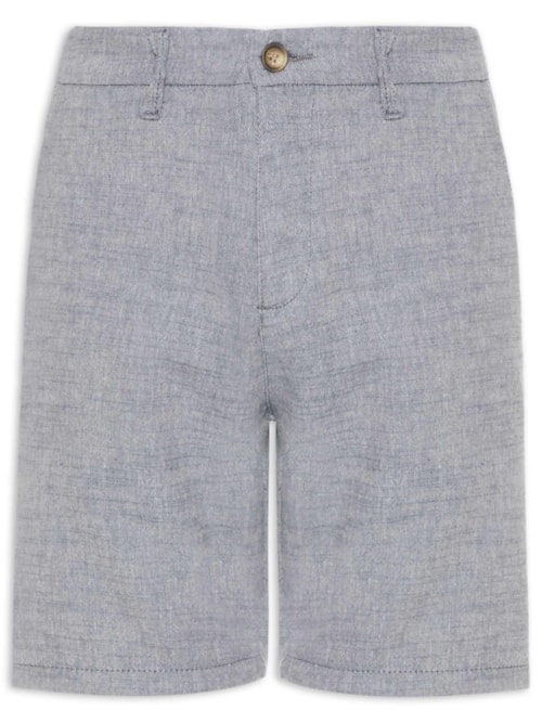 Bermuda Masculina Oxford – Azul